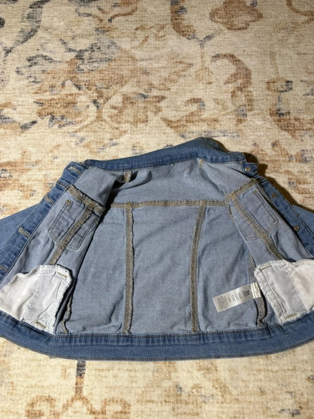 🧸 Kids Denim Blue Carters Jean Jacket Cotton 3T GUC Toddler